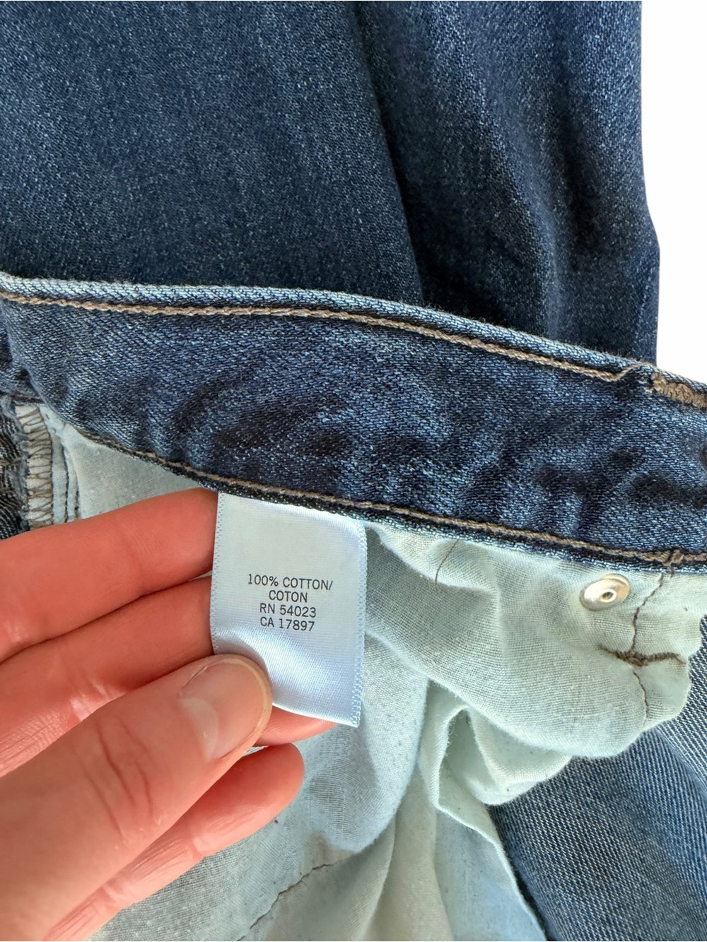 Banana Republic Men's 32 x 34 Blue Bootcut Jeans - Picture 5 of 6